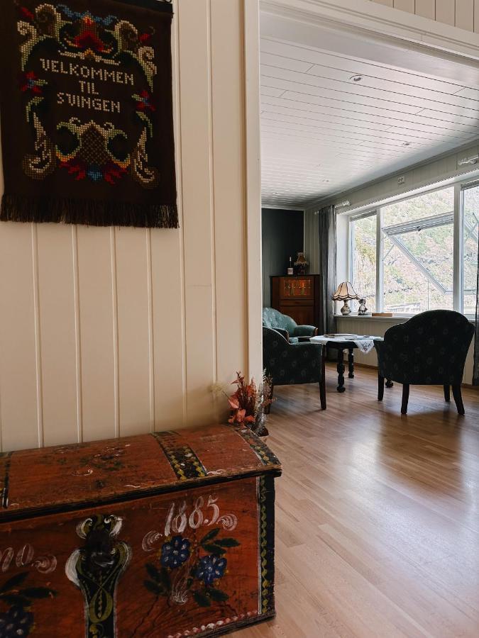 Svingen Guesthouse - Panoramic Fjord Views In Flåm Exteriér fotografie